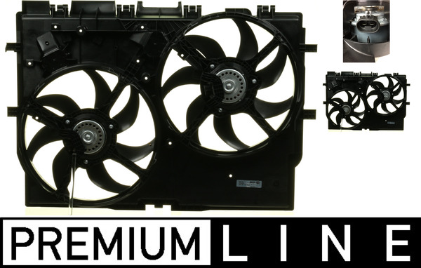 Fan, radiator - CFF 229 000P MAHLE