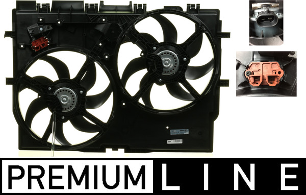 Fan, radiator - CFF 230 000P MAHLE