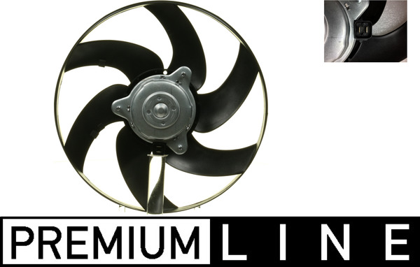 Fan, radiator - CFF 281 000P MAHLE