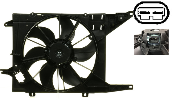 Ventola, Raffreddamento motore - CFF 327 000S MAHLE
