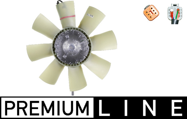 Fan, radiator - CFF 423 000P MAHLE