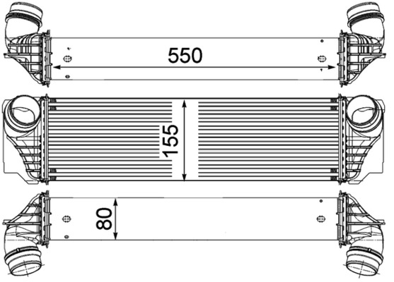 Intercooler - CI 183 000P MAHLE