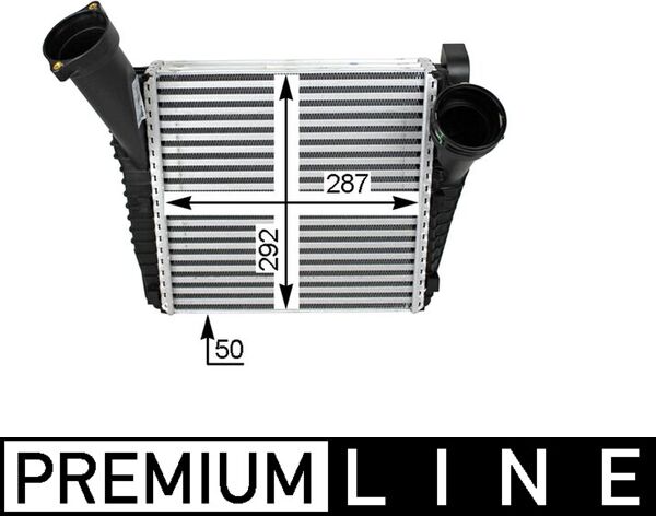 Intercooler - CI 77 000P MAHLE