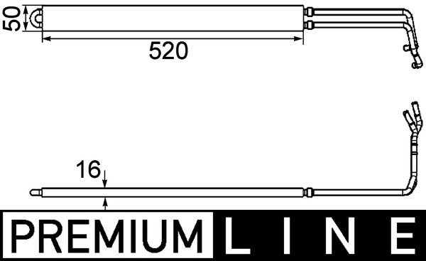 Ölkühler, Lenkung - CLC 103 000P MAHLE