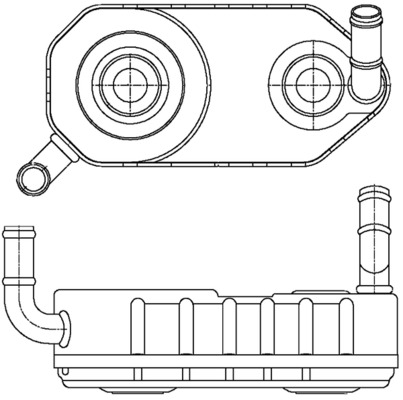 alyvos aušintuvas, automatinė transmisija - CLC 177 000S MAHLE