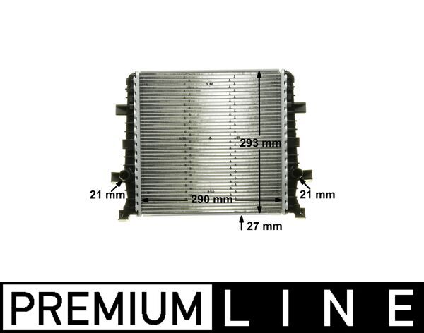 Radiatore, Raffreddamento motore - CR 1025 000P MAHLE