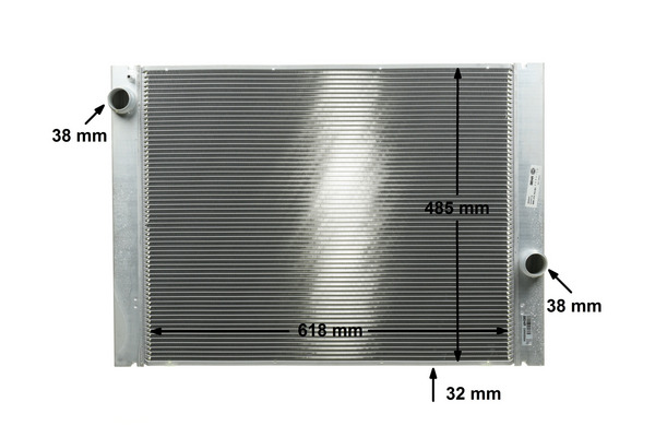Radiator, engine cooling - CR 1067 000P MAHLE