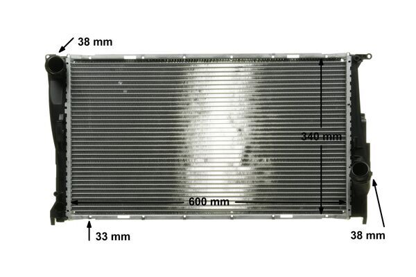 Radiator, engine cooling - CR 1084 000P MAHLE
