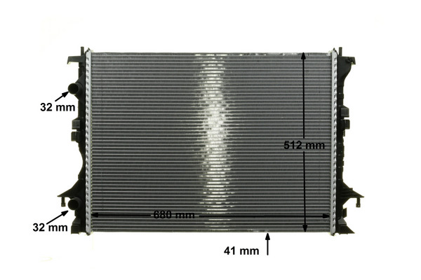 Radiator, engine cooling - CR 1092 000P MAHLE
