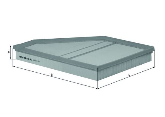 Luftfilter - LX 2097 MAHLE