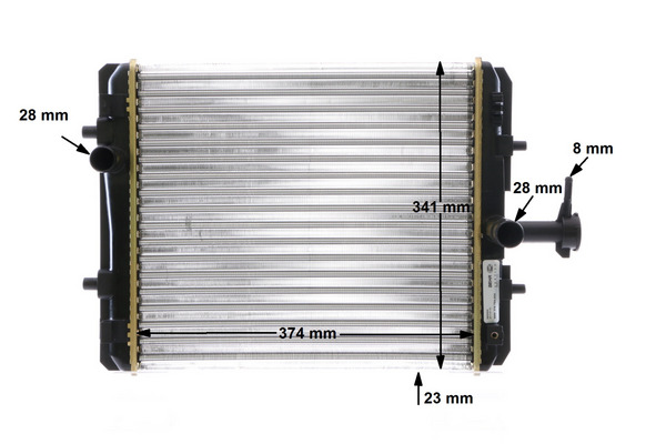 Radiator, engine cooling - CR 1114 000S MAHLE