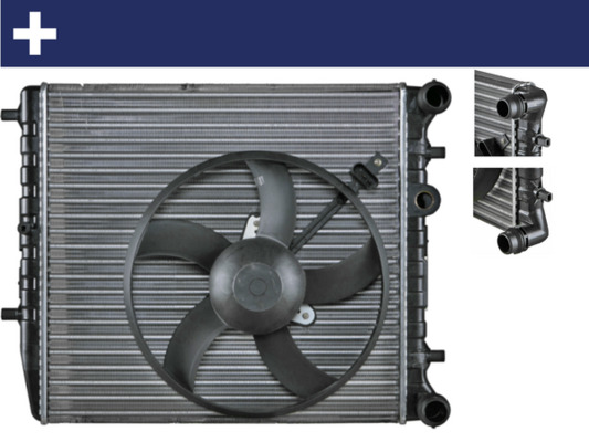 Radiator, engine cooling - CR 123 000S MAHLE