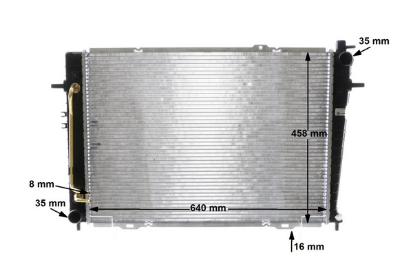 Radiator, engine cooling - CR 1321 000S MAHLE
