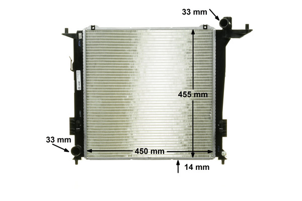 Radiator, engine cooling - CR 1368 000P MAHLE
