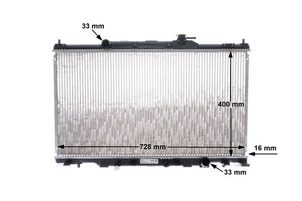 Radiator, engine cooling - CR 1459 000S MAHLE