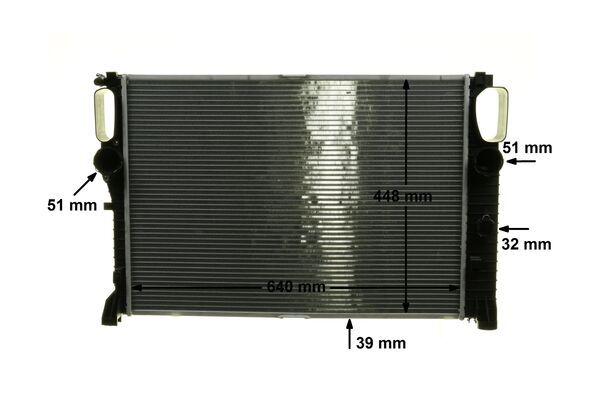 Radiator, engine cooling - CR 1480 000S MAHLE