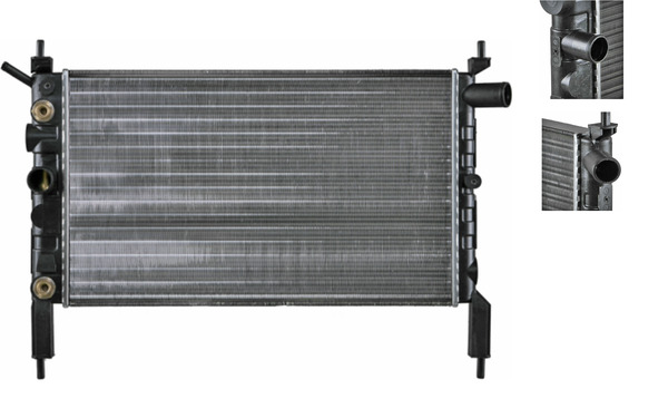 Radiator, engine cooling - CR 1492 000S MAHLE
