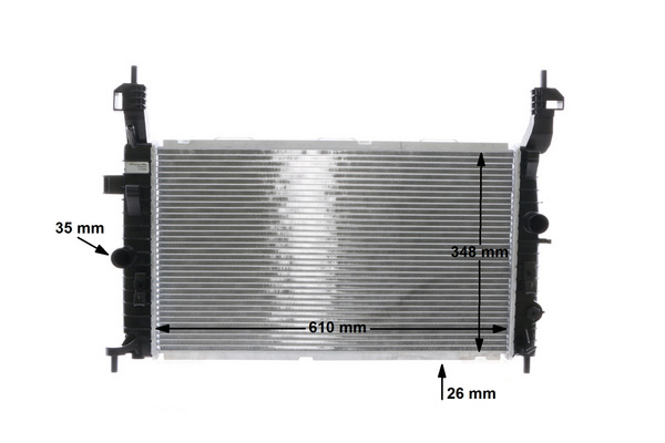 Radiator, engine cooling - CR 1498 000S MAHLE