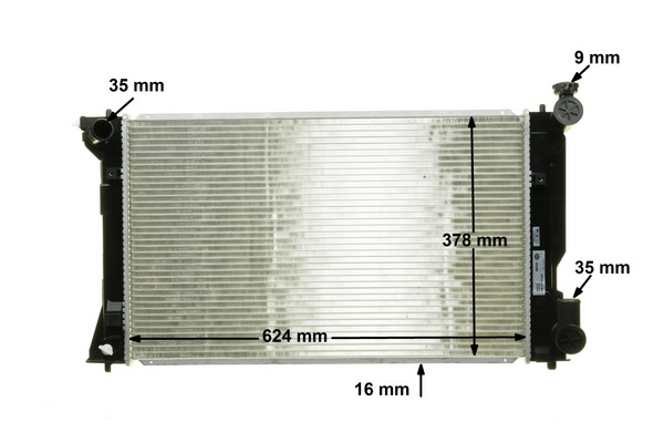 Radiator, engine cooling - CR 1529 000S MAHLE