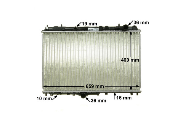 Radiator, engine cooling - CR 1540 000S MAHLE