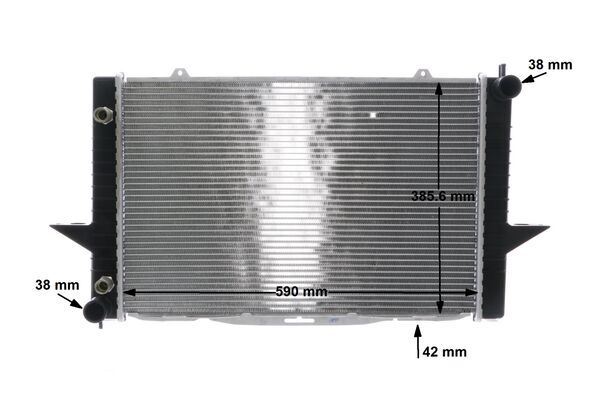 Radiator, engine cooling - CR 1544 000S MAHLE