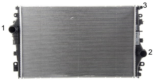 Radiator, engine cooling - CR 1658 000P MAHLE