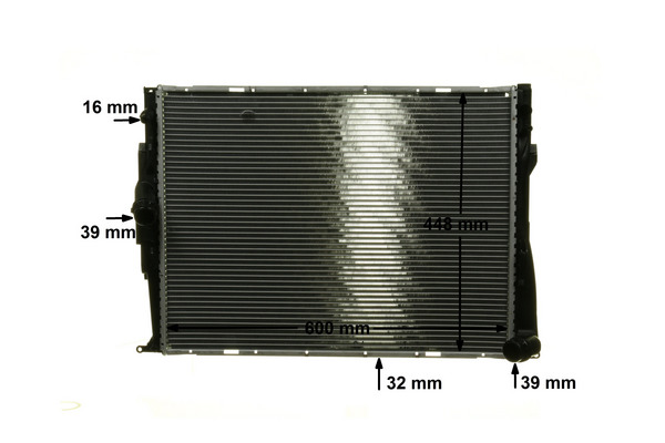 Kühler, Motorkühlung - CR 1711 000P MAHLE