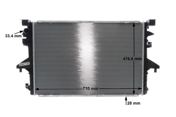 Radiator, engine cooling - CR 1792 000S MAHLE