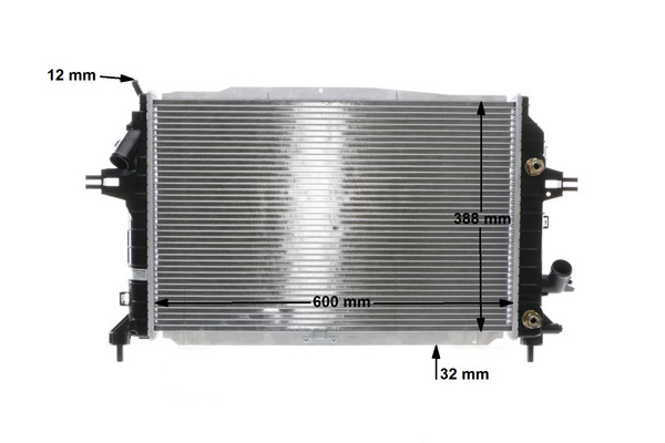 radiatorius, variklio aušinimas - CR 1857 000S MAHLE