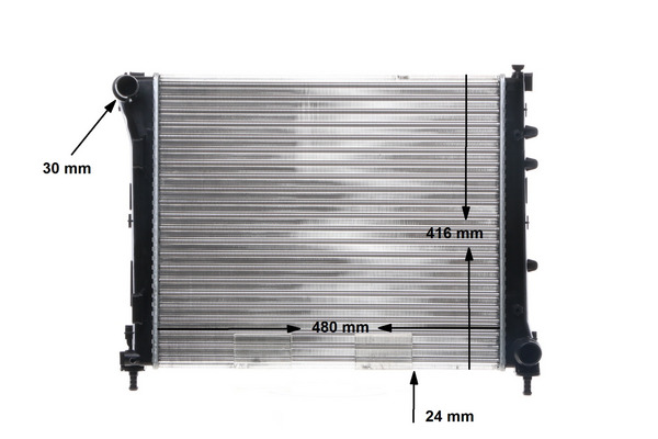Radiator, engine cooling - CR 2000 000S MAHLE