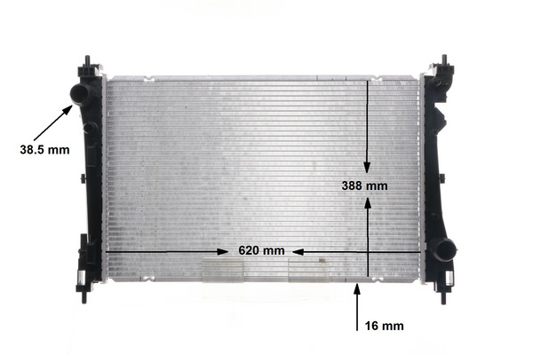 Radiator, engine cooling - CR 2003 000S MAHLE