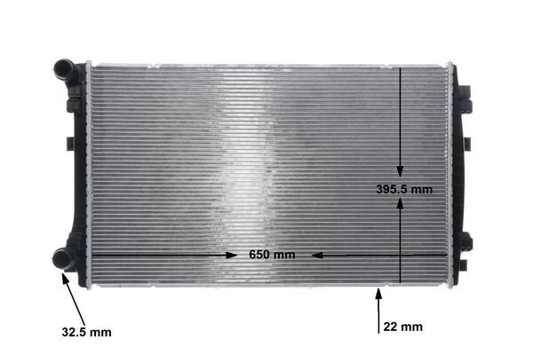 radiatorius, variklio aušinimas - CR 2054 000S MAHLE