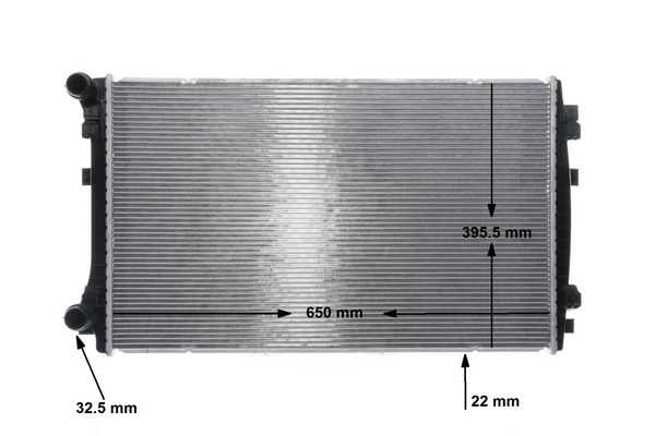 radiatorius, variklio aušinimas - CR 2054 000S MAHLE