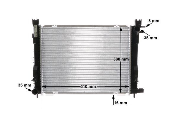 Radiator, engine cooling - CR 2166 000S MAHLE