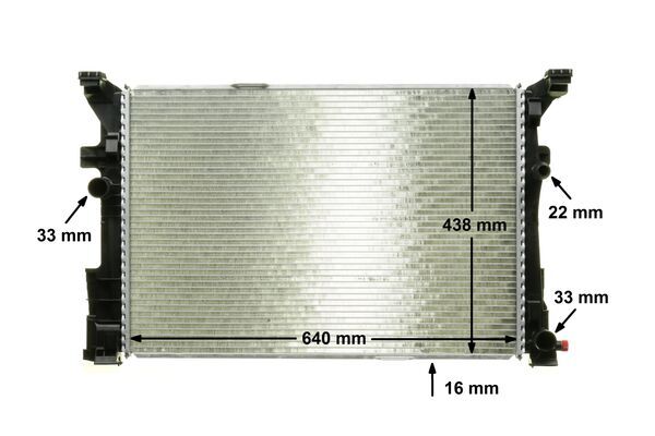 Radiator, engine cooling - CR 2169 000P MAHLE