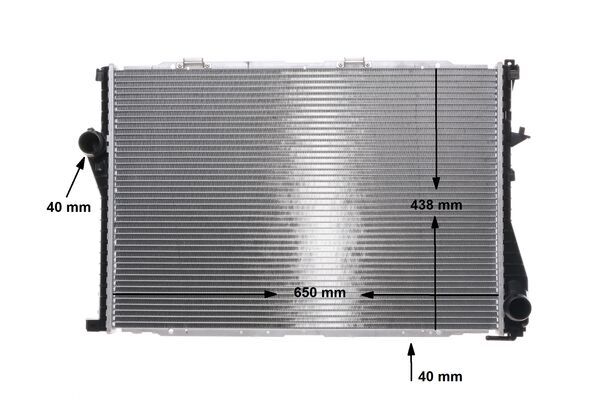 Radiator, engine cooling - CR 295 000S MAHLE