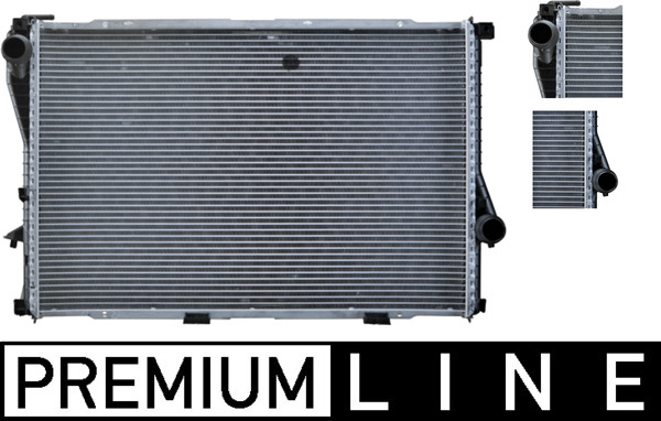 Radiator, engine cooling - CR 296 000P MAHLE