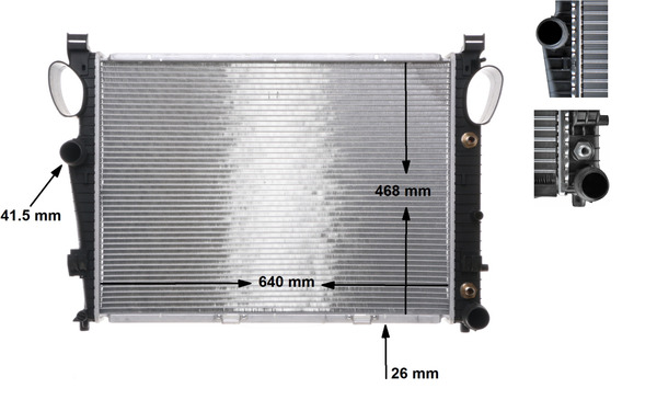 Radiatore, Raffreddamento motore - CR 304 000S MAHLE