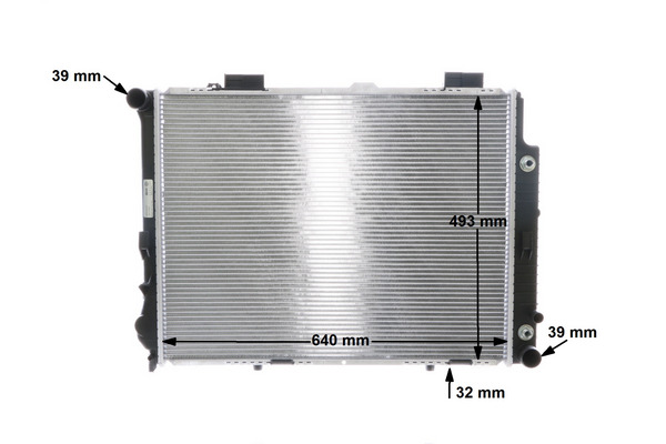 Radiator, engine cooling - CR 315 001S MAHLE