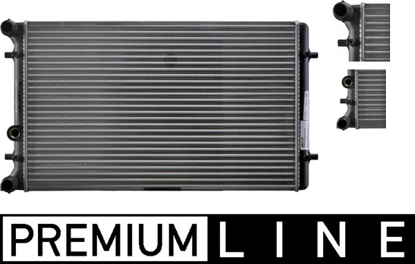 Radiator, engine cooling - CR 368 000P MAHLE