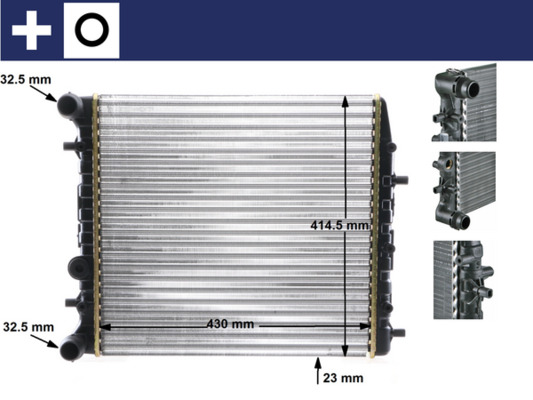 Radiatore, Raffreddamento motore - CR 454 000S MAHLE