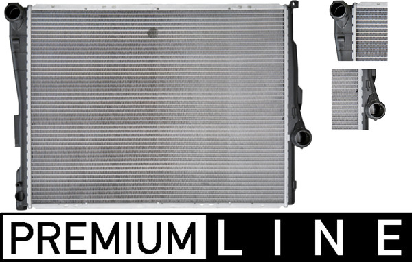 Radiator, engine cooling - CR 455 000P MAHLE