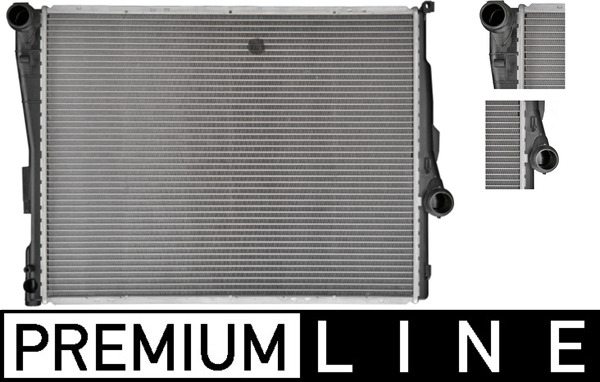 Radiator, engine cooling - CR 456 000P MAHLE