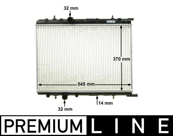 Radiator, engine cooling - CR 515 000P MAHLE