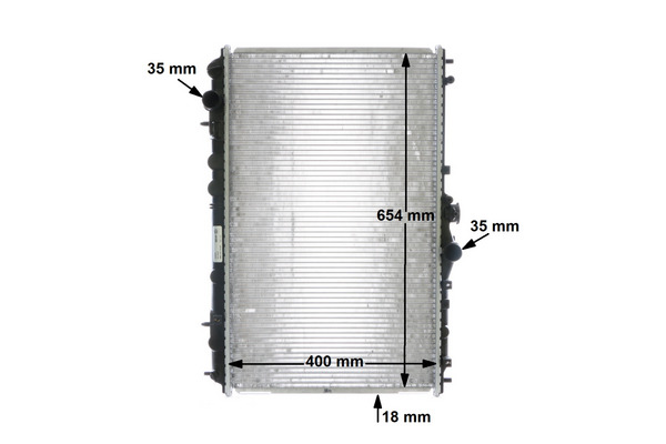 Radiator, engine cooling - CR 549 000S MAHLE