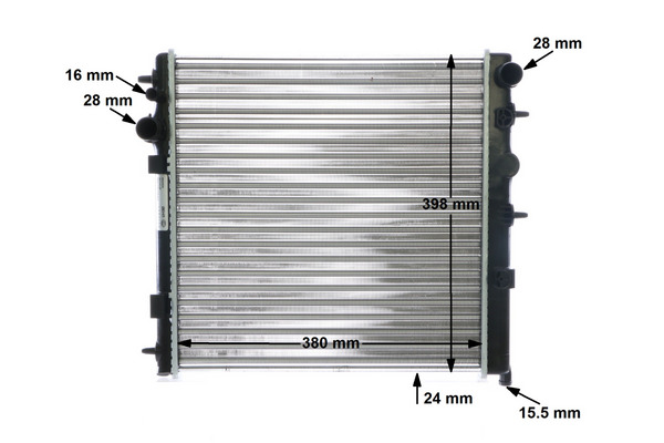 Radiator, engine cooling - CR 555 000S MAHLE