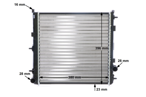 Radiator, engine cooling - CR 557 000S MAHLE