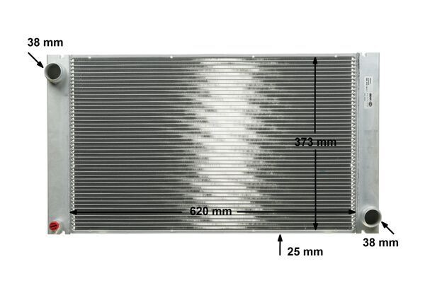 Radiator, engine cooling - CR 578 000P MAHLE