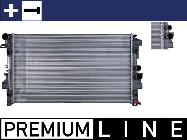 Radiator, engine cooling - CR 608 000P MAHLE