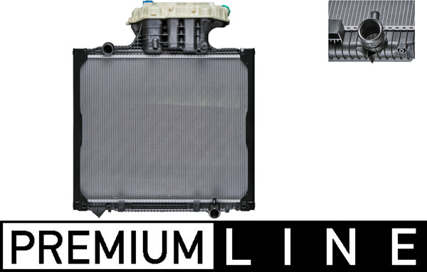 Radiator, engine cooling - CR 702 000P MAHLE